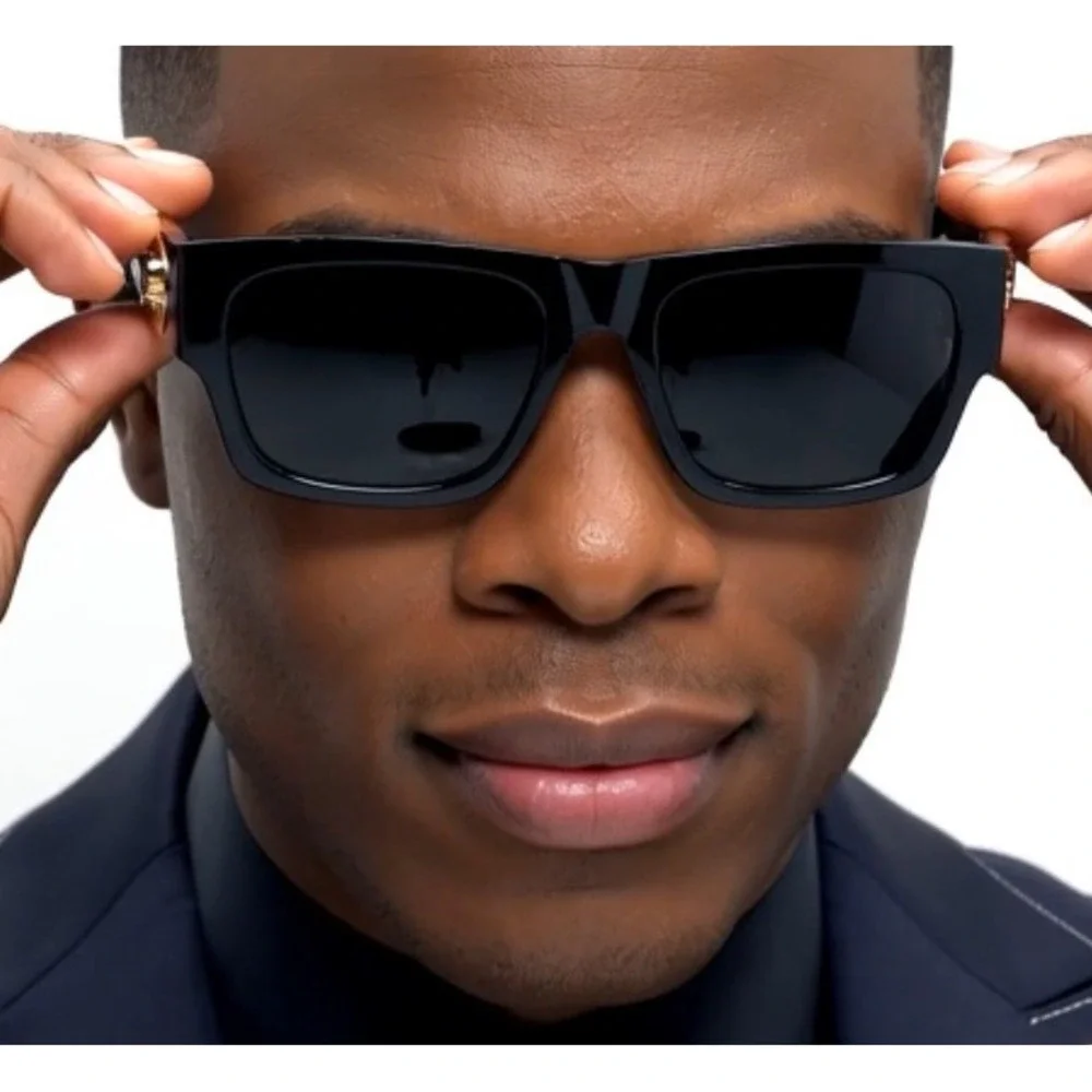 Hp Hop Sunglasses Men Shades Outdoor Dark Black Cholo Gangster Street Wear Hot‎